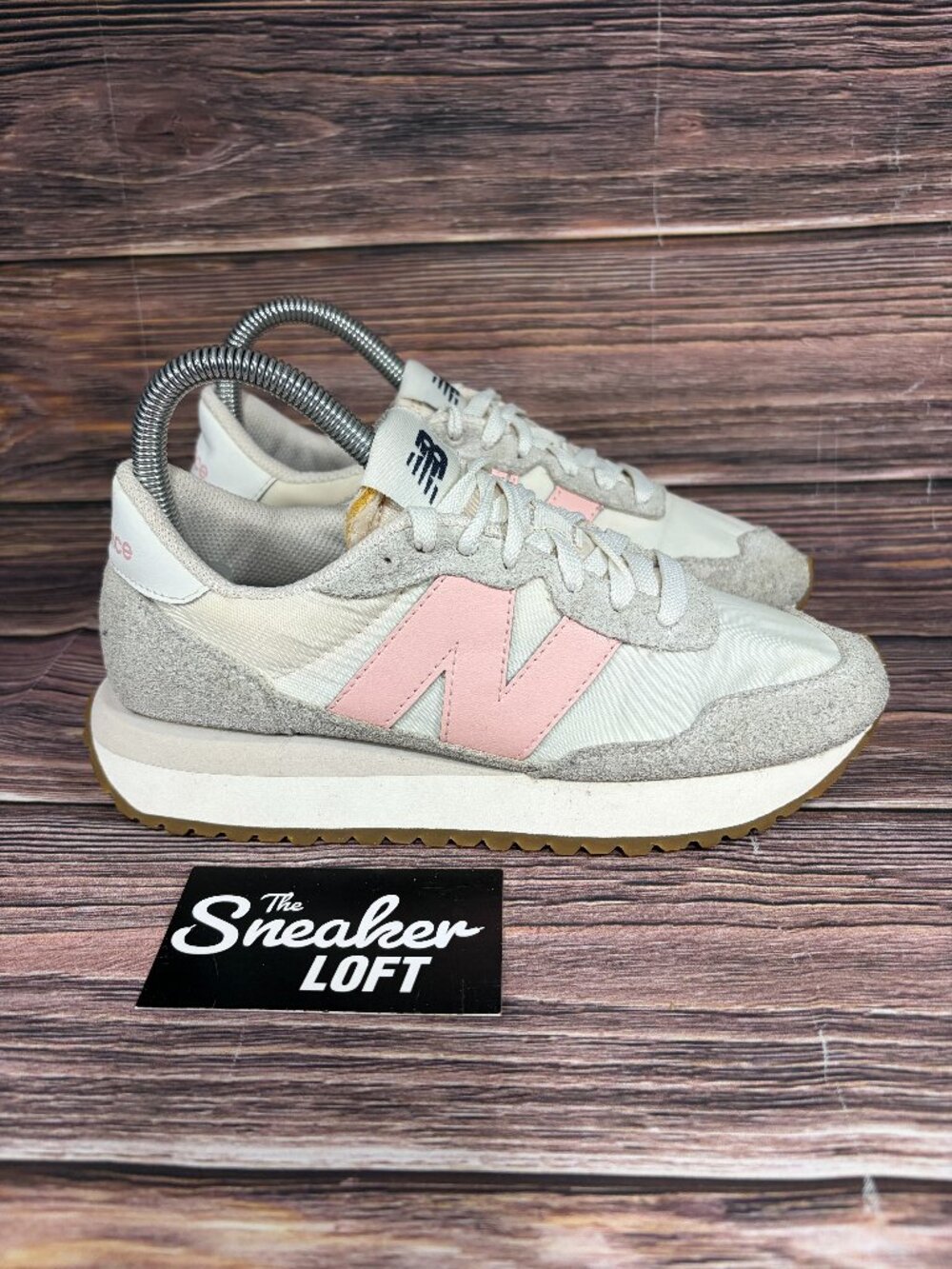 New Balance 237 Women's Sea Salt Pink Haze Casual Lace Up Shoes Size 6.5